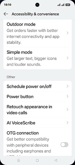 Step 4: Tap on AI VoiceScribe.