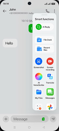 Step 5: Tap on AI Reply.