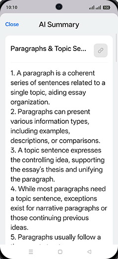 Step 6: Check Summary.
