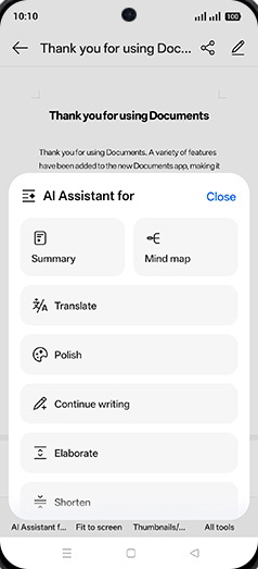Step 6: Tap on Translate.