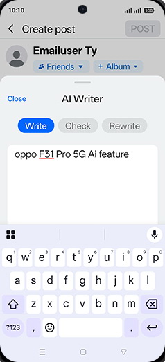 Step 6: Enter Event, people or time and tap on down arrow.