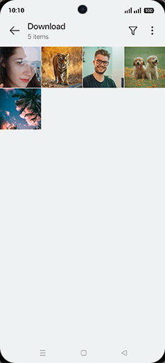 Step 5: Tap on desired Image.