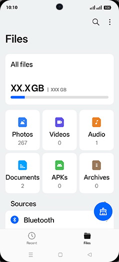 Step 3: Tap on Documents.