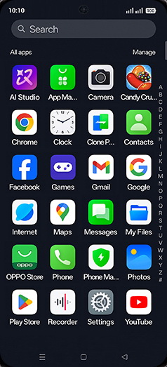 Step 2: Tap on Chrome icon.