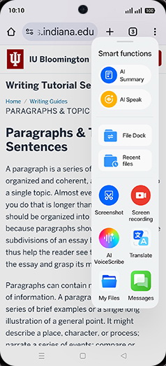 Step 5: Tap on AI Summary.