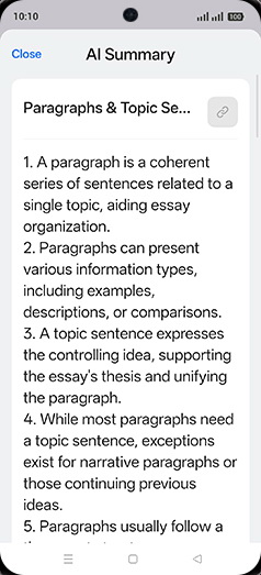 Step 6: Check Summary.