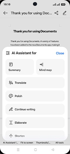 Step 6: Tap on Translate.