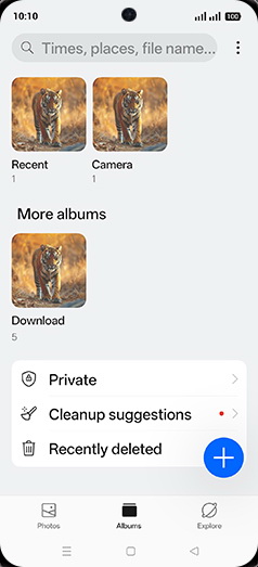 Step 4: Tap on desired Folder.
