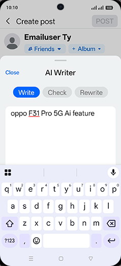 Step 6: Enter Event, people or time and tap on down arrow.