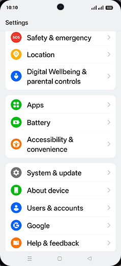 Step 3: Tap on Apps.