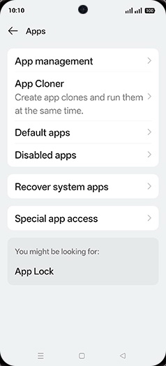 Step 4: Tap on Default apps.