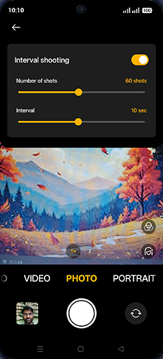 Step 8: Set interval time.