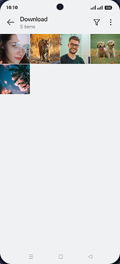 Step 5: Tap on desired Image.