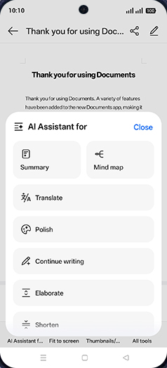 Step 6: Tap on Translate.