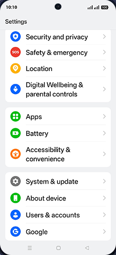 Step 3: Tap on Apps.
