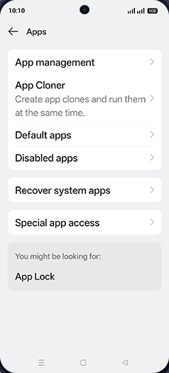 Step 4: Tap on Default apps.
