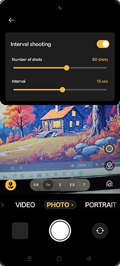 Step 7: Set interval time.