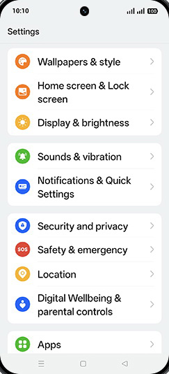 Step 3: Tap on Display & brightness.
