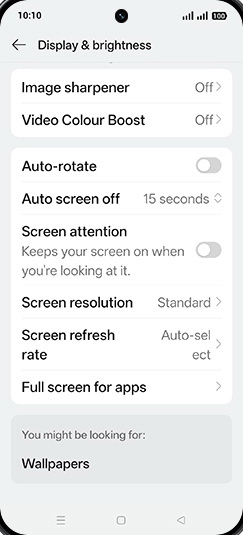 Step 4: Tap on Video Colour Boost.