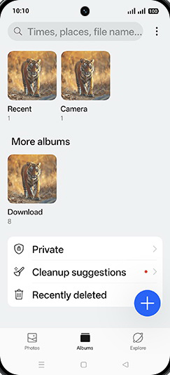 Step 4: Tap on desired Folder.
