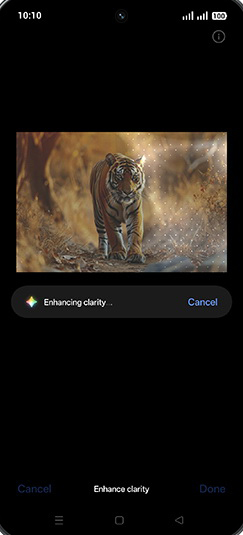 Step 11: Enhancing clarity.