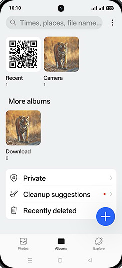 Step 4: Tap on desired Folder.