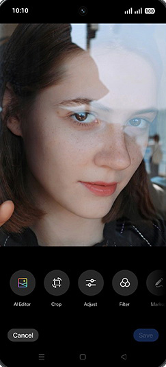 Step 7: Tap on AI Editor.