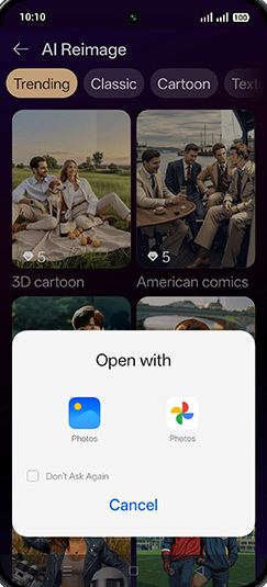 Step 6: Tap on Photos.