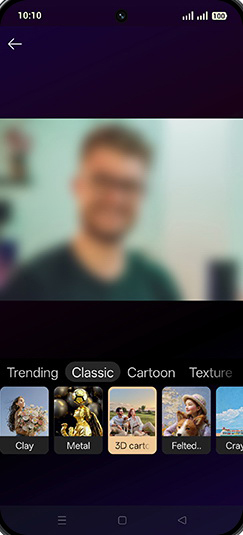 Step 13: Photo is generating.