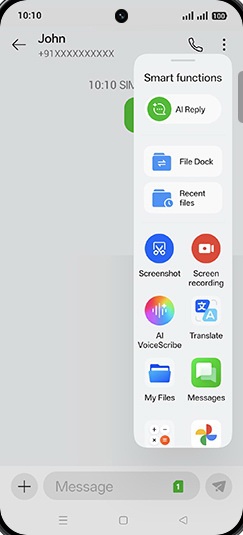 Step 6: Tap on AI Reply.
