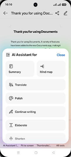 Step 6: Tap on Summary.