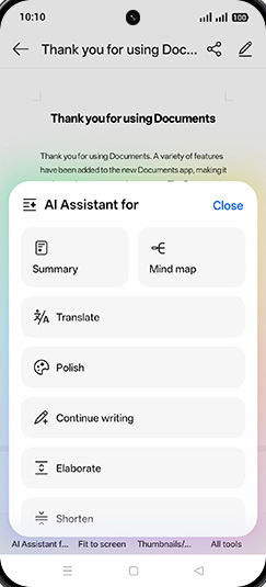 Step 6: Tap on Translate.