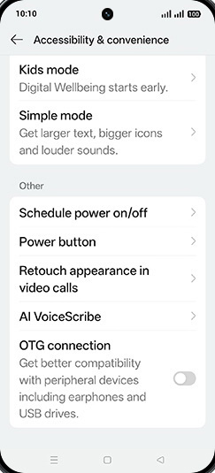 Step 4: Tap on AI VoiceScribe.