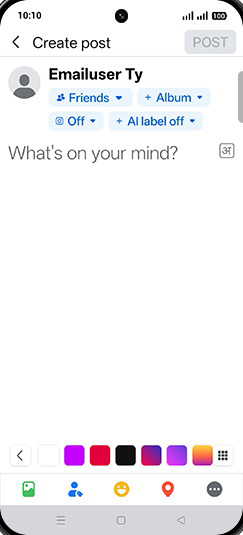 Step 4: Swipe left sidebar for AI option.