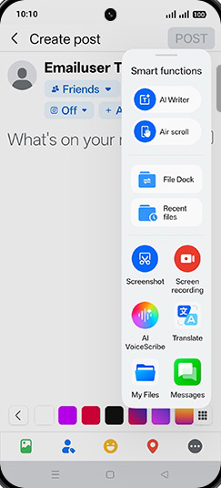 Step 5: Tap on AI Writer.
