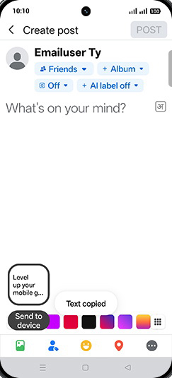 Step 9: Tap on Text box.