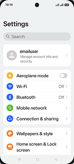 Step 3: Tap on Wallpaper & style.