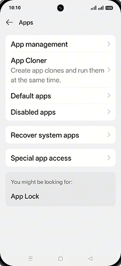 Step 4: Tap on Default apps.