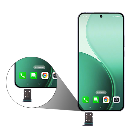 Step 2: Pull out the SIM card tray gently from the Device.