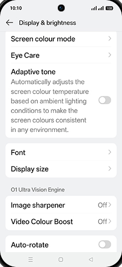 Step 4: Tap on Video Colour Boost.