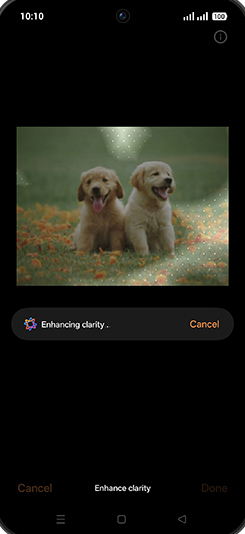 Step 11: Enhancing clarity.