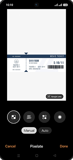 Step 9: Tap on Auto.