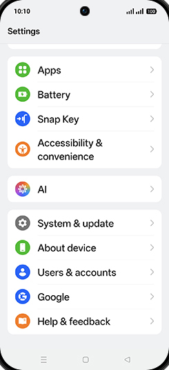 Step 3: Tap on Apps.