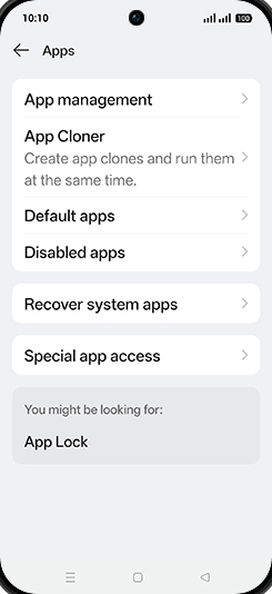 Step 4: Tap on Default apps.