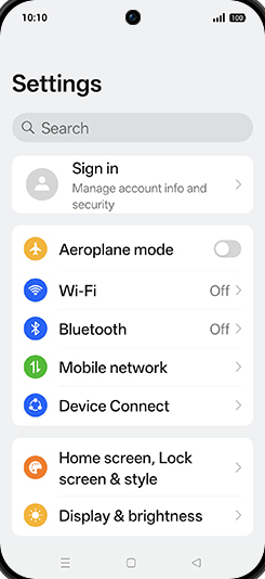 Step 3: Tap on Mobile network.