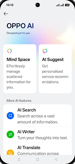 Step 4: Tap on Mind Space.