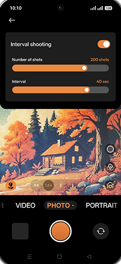 Step 7: Set interval time.