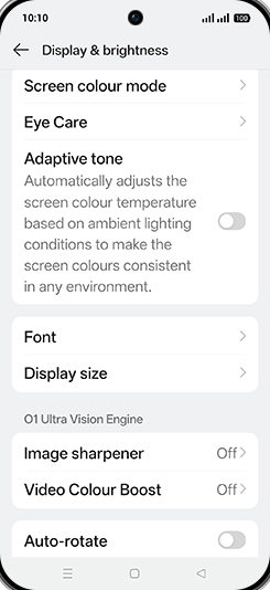 Step 4: Tap on Video Colour Boost.