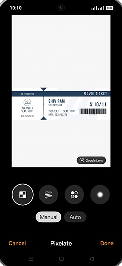 Step 9: Tap on Auto.