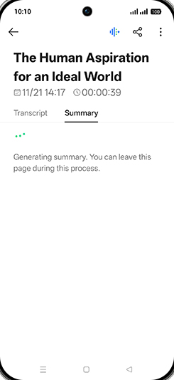 Step 8: Generating summery.